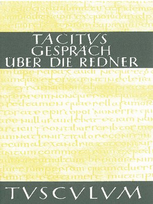 cover image of Das Gespräch über die Redner / Dialogus de oratoribus